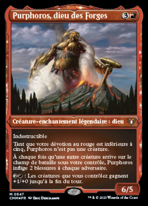 Purphoros, God of the Forge (Commander Masters #547)