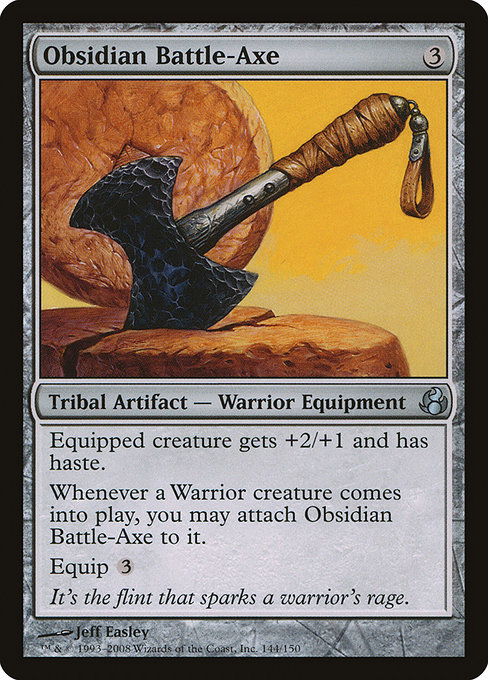 Obsidian Battle-Axe (Morningtide #144)