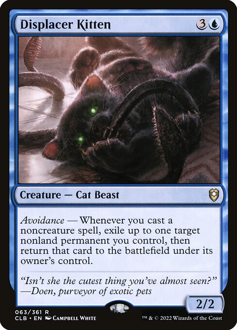 Displacer Kitten card image