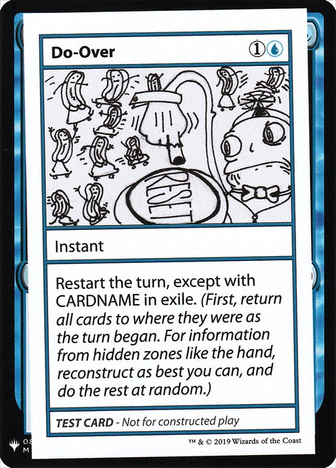 Do-Over (Mystery Booster Playtest Cards 2019 #20)