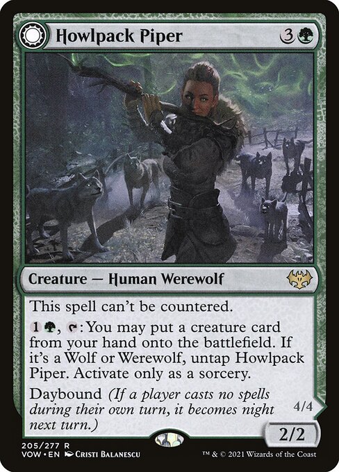 Howlpack Piper // Wildsong Howler card image