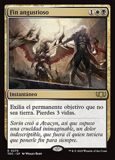Fin angustioso