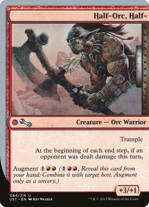 Half-Orc, Half- card image
