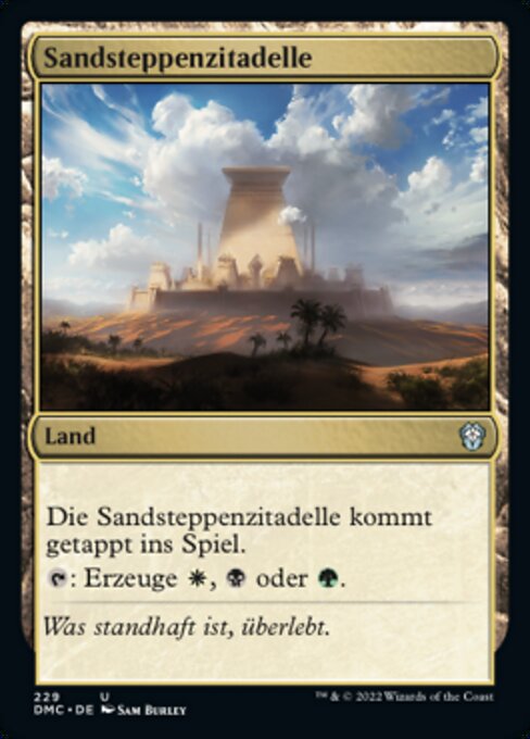 Sandsteppe Citadel (Dominaria United Commander #229)