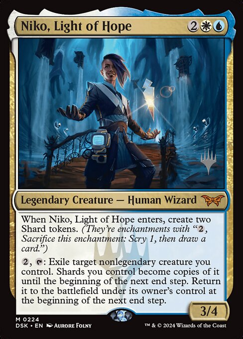 Niko, Light of Hope (Duskmourn: House of Horror Promos #224p)