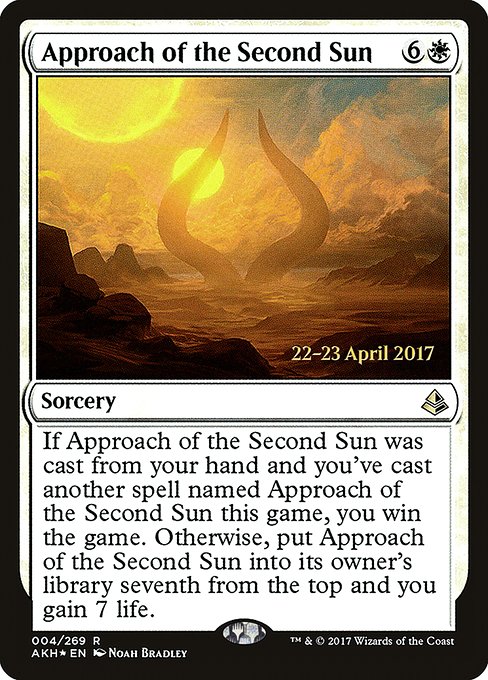 Approach of the Second Sun (Amonkhet Promos #4s)