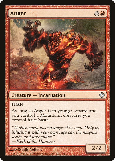 Anger card image