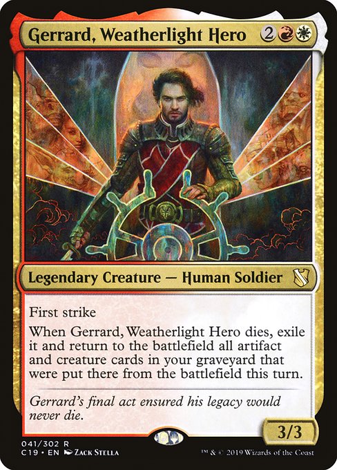 Gerrard, Weatherlight Hero (Commander 2019 #41)