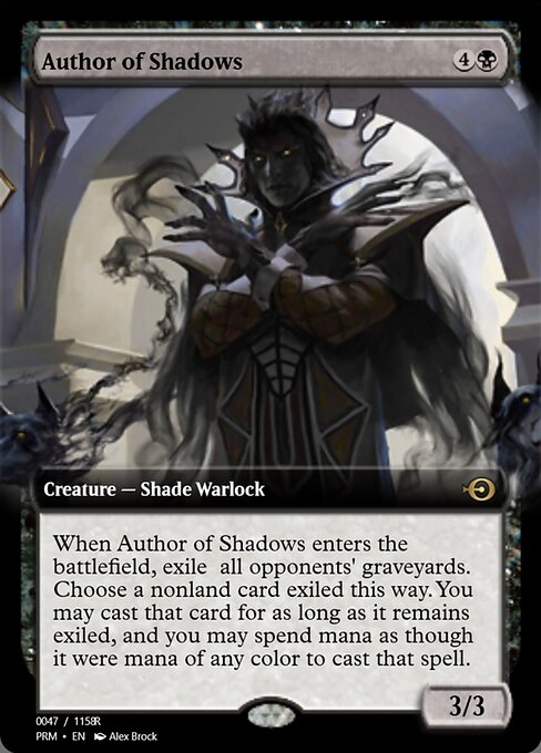Author of Shadows (Magic Online Promos #90066)