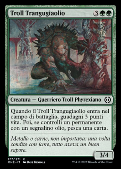 Oil-Gorger Troll (Phyrexia: All Will Be One #177)