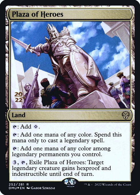 Plaza of Heroes (Dominaria United Promos #252s)