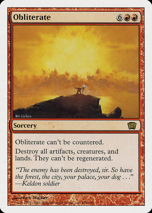Obliterate (Eighth Edition #204)