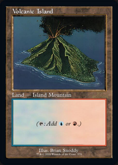 Volcanic Island · 30th Anniversary Edition (30A) #579 · Scryfall 