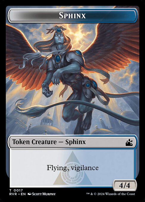 Sphinx (Ravnica Remastered Tokens #17)