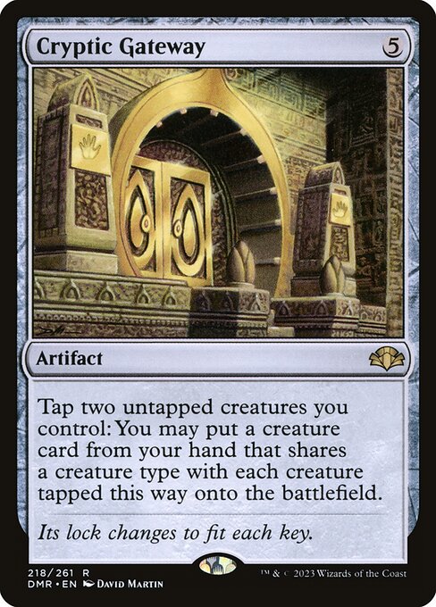 Cryptic Gateway (Dominaria Remastered #218)