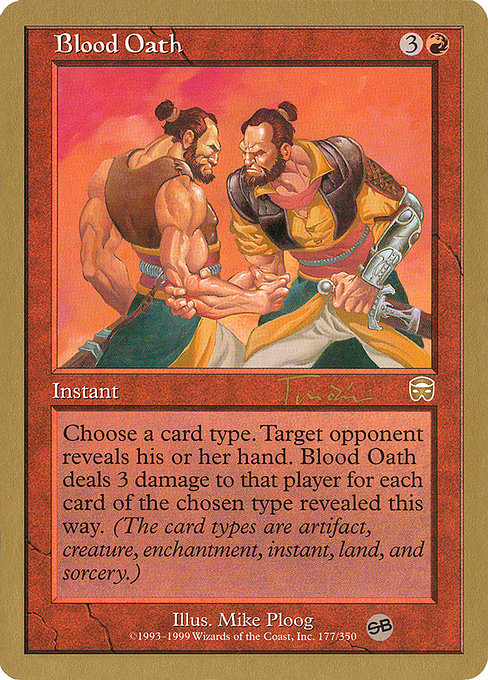 Blood Oath (World Championship Decks 2001 #jt177sb)