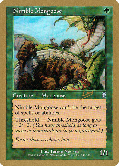 Nimble Mongoose (World Championship Decks 2002 #rl258)