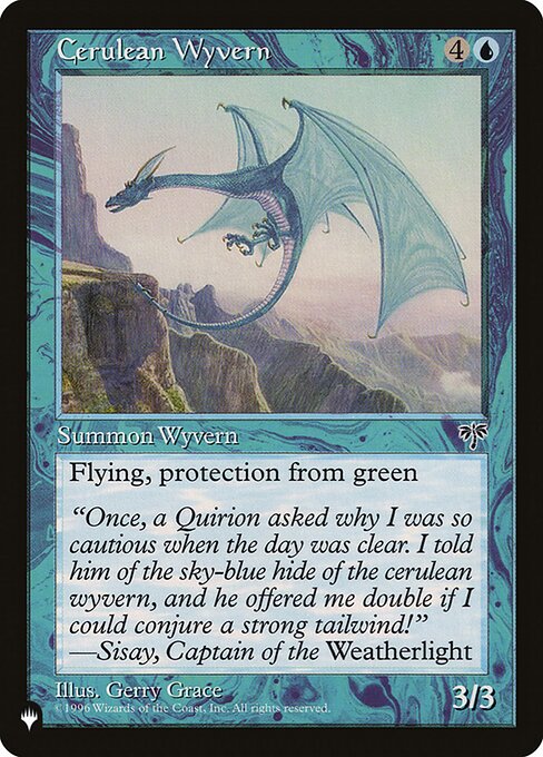 Cerulean Wyvern (The List #MIR-57)