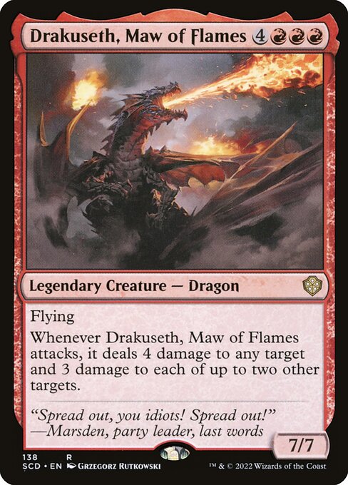 Drakuseth, Maw of Flames (Starter Commander Decks #138)