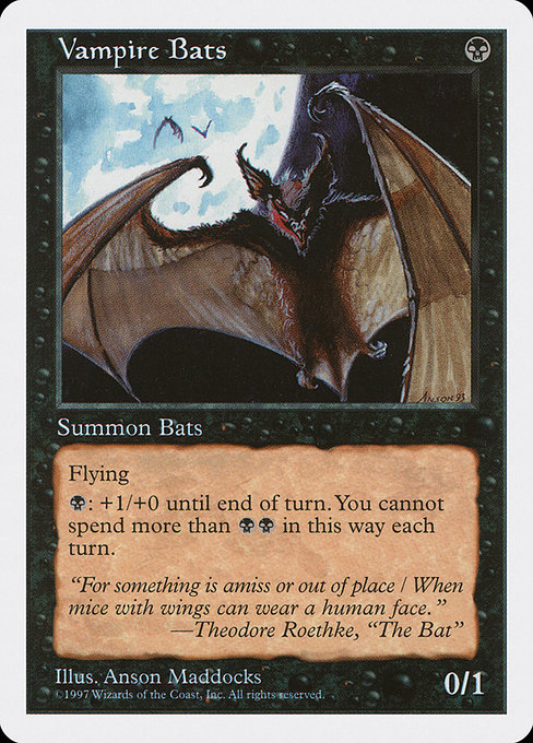 Vampire Bats (Fifth Edition #202)