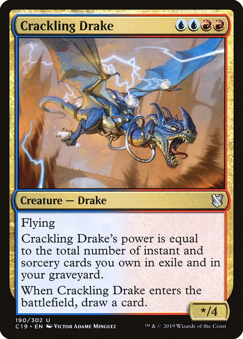 Crackling Drake (Commander 2019 #190)