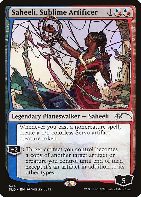 Saheeli, Sublime Artificer (Secret Lair Drop #534)