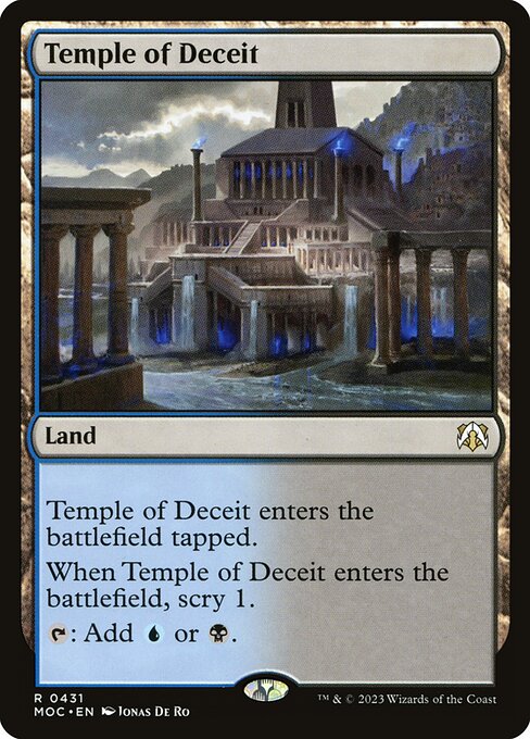 Temple of Deceit (March of the Machine Commander #431)