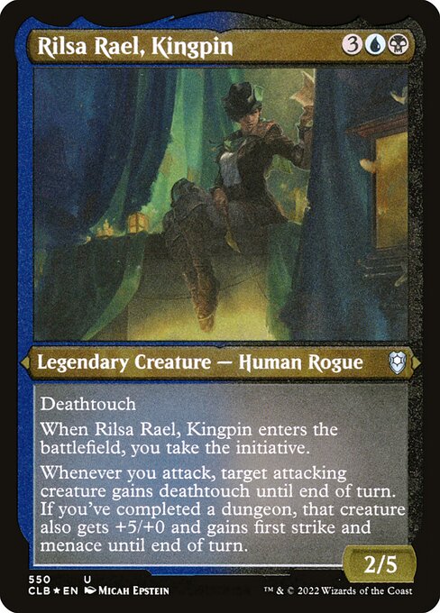 Rilsa Rael, Kingpin (Commander Legends: Battle for Baldur's Gate #550)