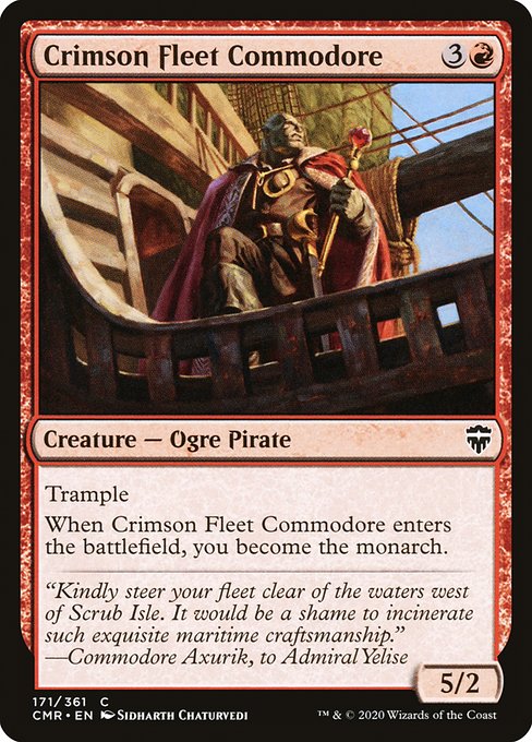 Commodore de la Flotte pourpre|Crimson Fleet Commodore