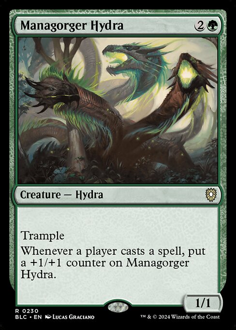 Managorger Hydra (Bloomburrow Commander)