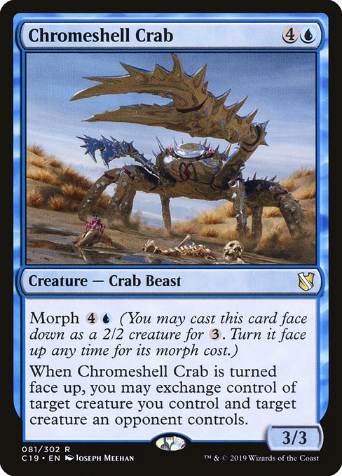 Chromeshell Crab (Commander 2019 #81)