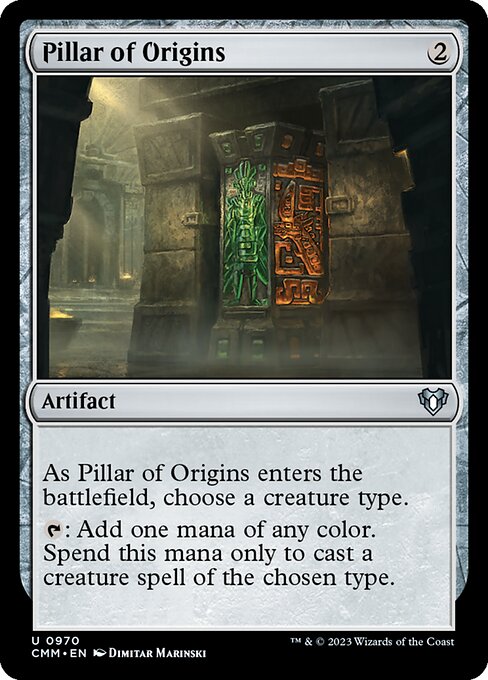 Pillar of Origins (Commander Masters #970)