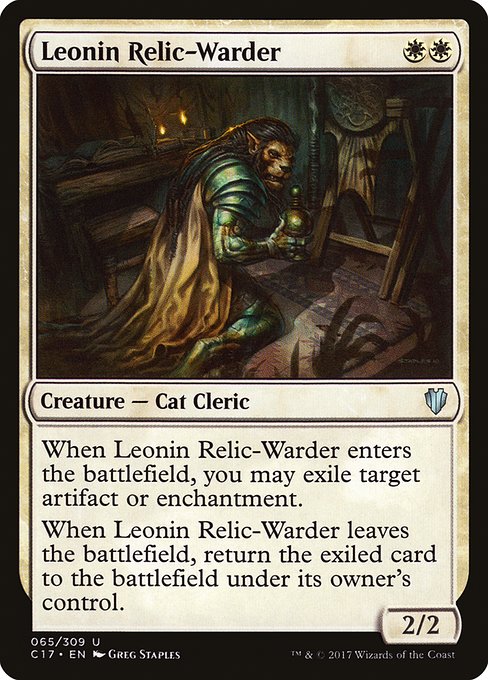 Leonin Relic-Warder (Commander 2017 #65)