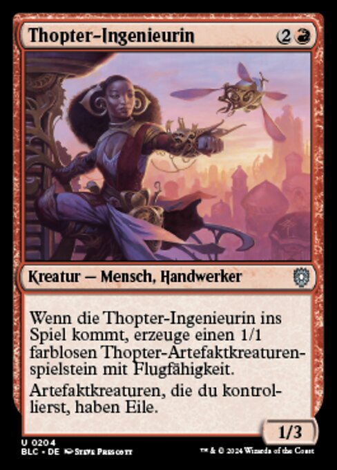 Thopter Engineer (Bloomburrow Commander #204)