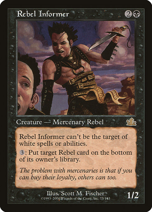 Rebel Informer card image