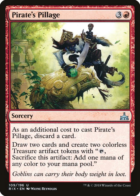 Pirate's Pillage (Rivals of Ixalan #109)