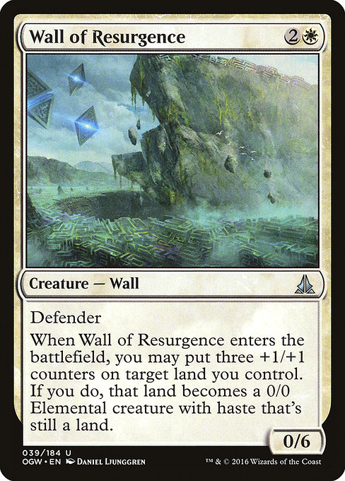 Mur de résurgence|Wall of Resurgence