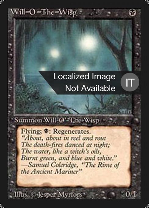 Will-o'-the-Wisp (Foreign Black Border #137)