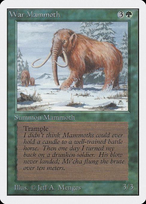 War Mammoth (Unlimited Edition #228)