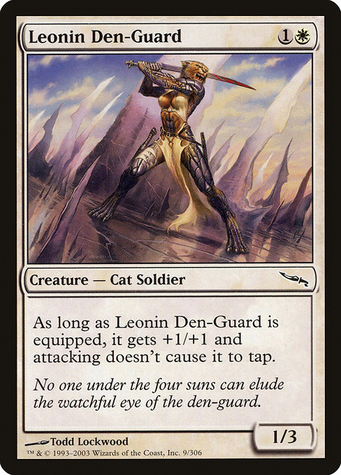 Gardantre léonin|Leonin Den-Guard