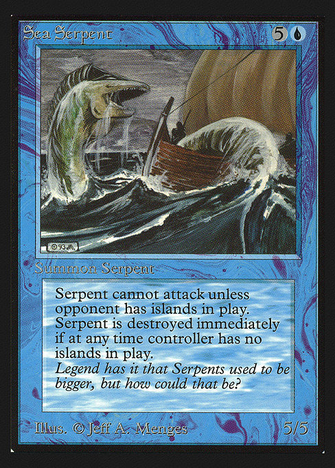 Sea Serpent (Intl. Collectors' Edition #77)