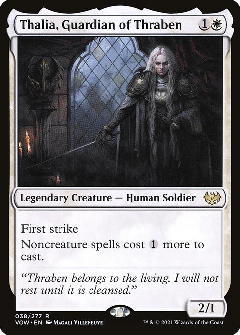 Thalia, Guardian of Thraben (Innistrad: Crimson Vow #38)