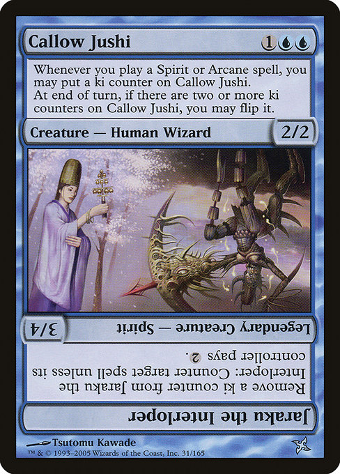 Callow Jushi // Jaraku the Interloper card image