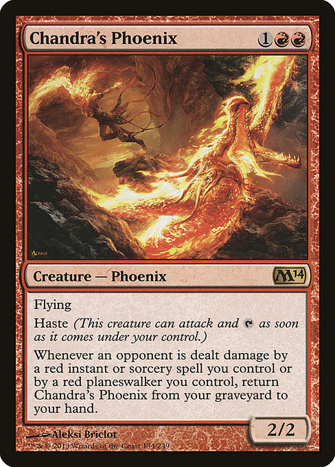 Chandra's Phoenix (Magic 2014 #134)