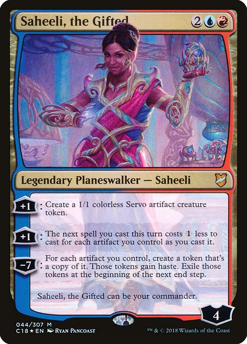 Saheeli, the Gifted (c18) 44 Saheeli, the Gifted (c18) 44