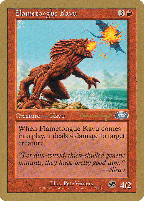 Flametongue Kavu (WC01)