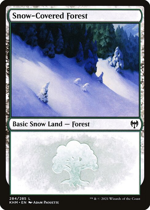 Snow-Covered Mountain · Kaldheim (KHM) #282 · Scryfall Magic The