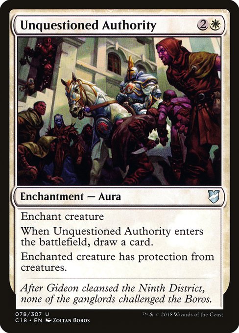 Unquestioned Authority (c18) 78