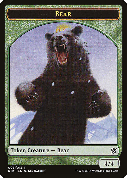 Bear (Khans of Tarkir Tokens #8)