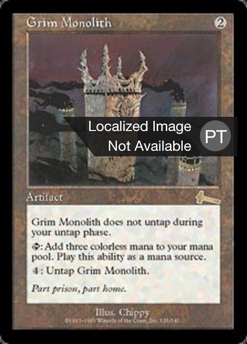 Grim Monolith (Urza's Legacy #126)